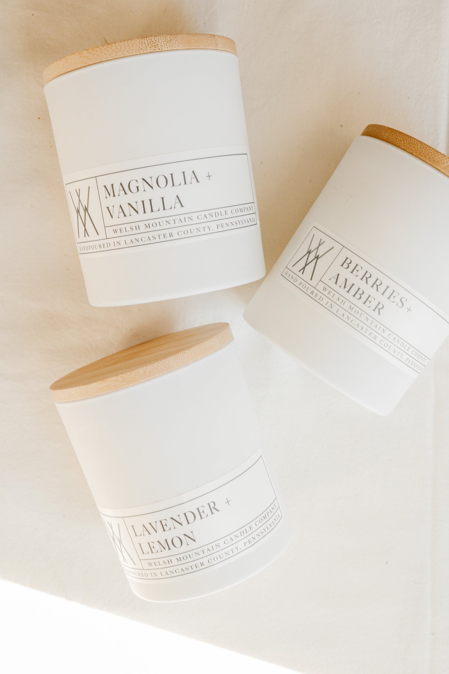 16oz. Coconut Wax Candle with Bamboo Lid-White