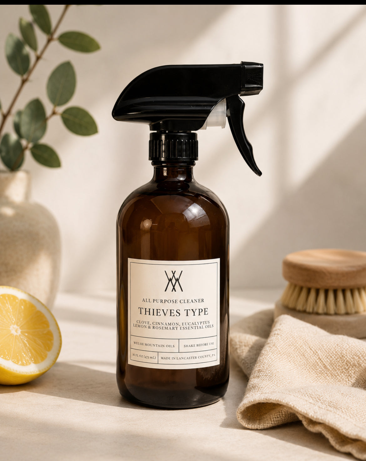 16 oz. All- Purpose Essential Oil Cleaner – Welsh Mountain Candle Co.