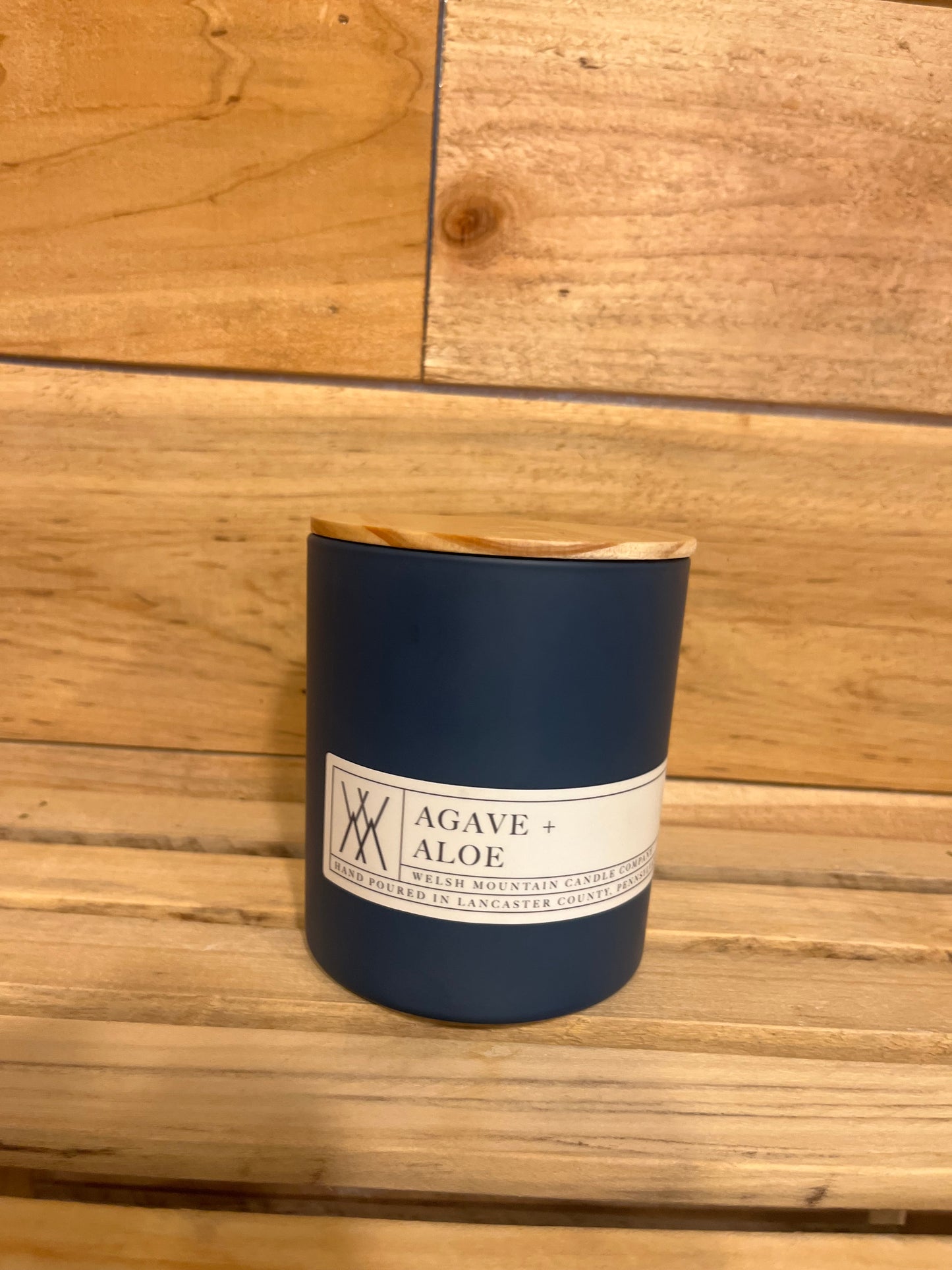 18oz Coconut wax Candle - Blue