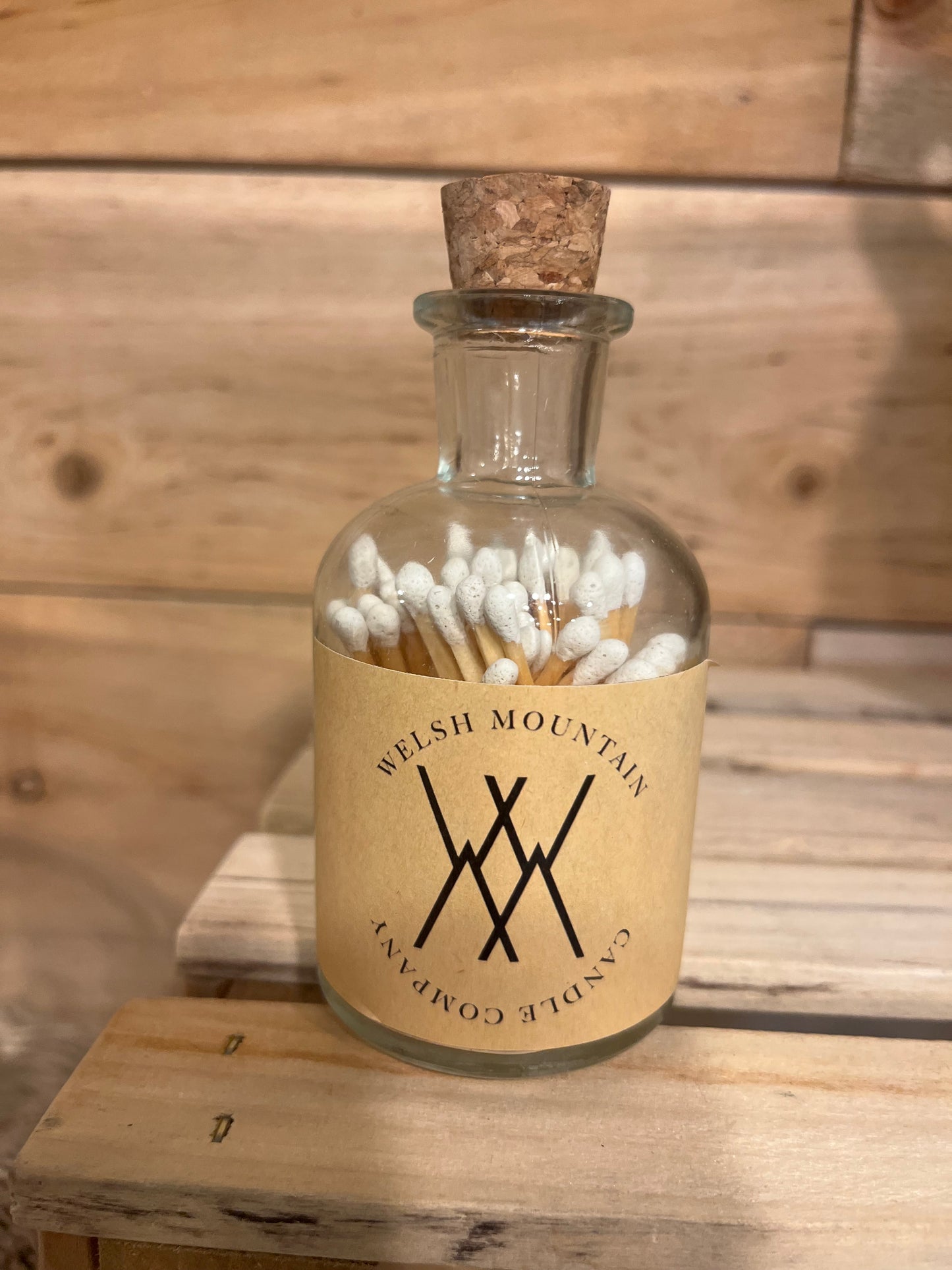 Matches in bottle