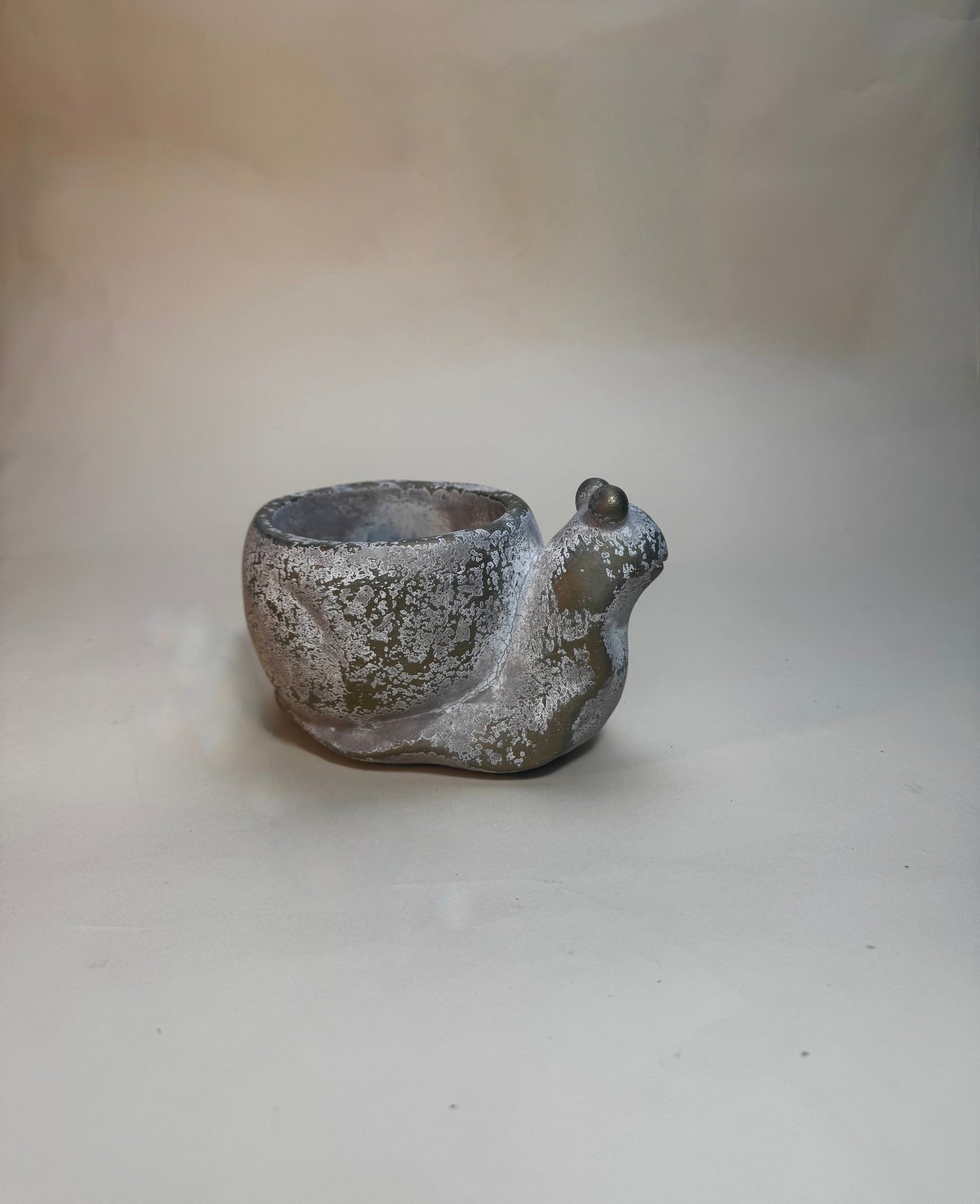 Concrete Snail Planter