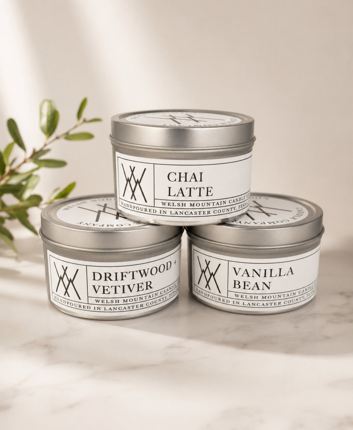 8 oz. Coconut Wax Candle Tins