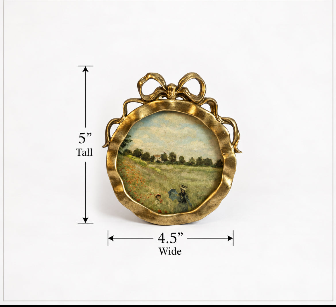 Round Metal Picture frame