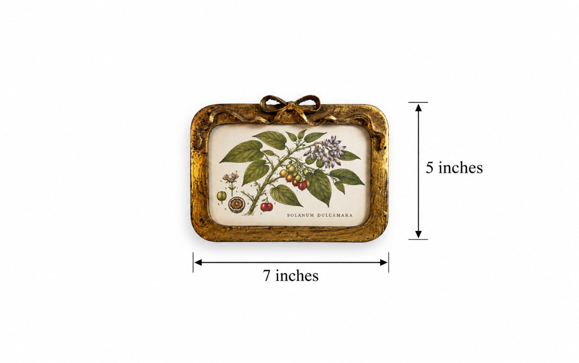 Gold Picture Frame with Bow