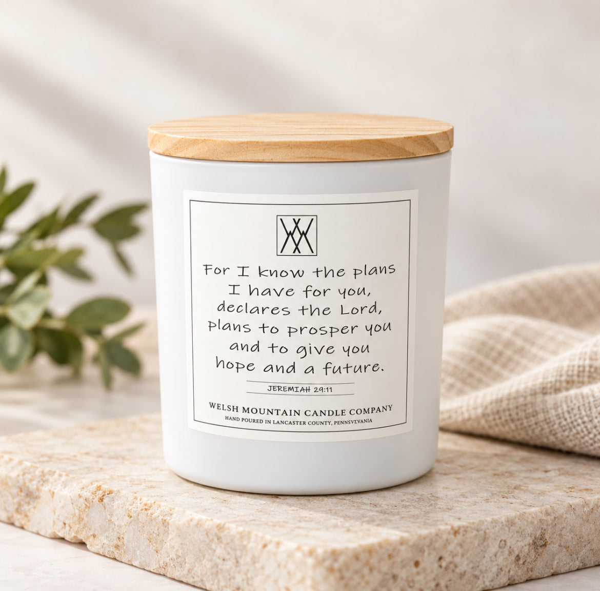 14oz. Scripture Candle - Jeremiah 29:11