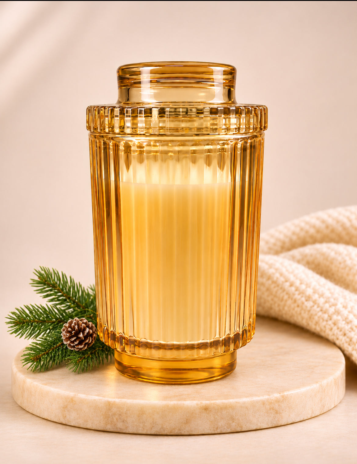 26oz. Amber Lux  Coconut Wax Candle