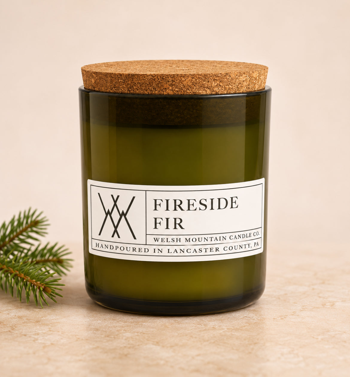 12oz. Wine Bottle Candle - Green