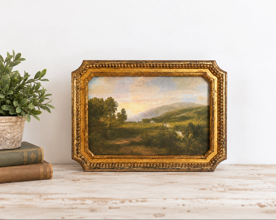 Gold picture frame